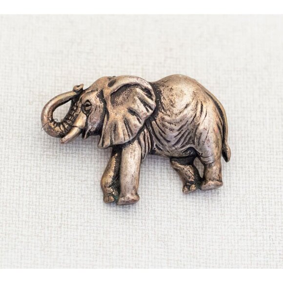Vintage Elephant Brooch - A13 - Picture 1 of 2